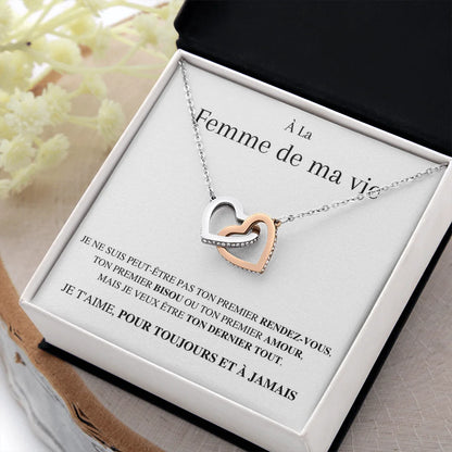 Collier Amour Cœurs Imbriqués