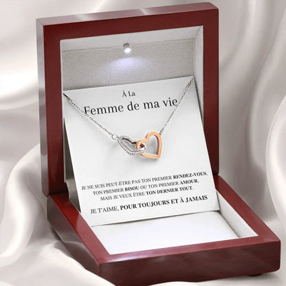 Collier Amour Cœurs Imbriqués